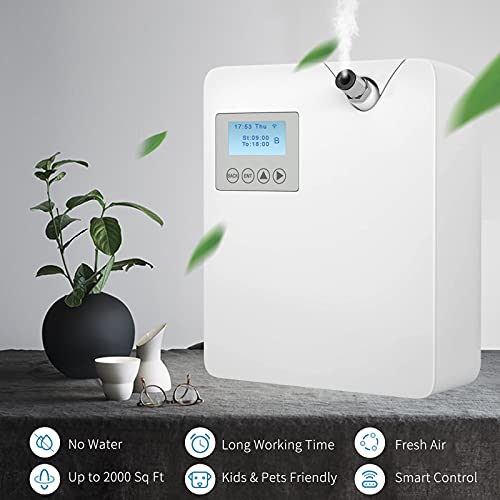 JCLOUD Smart Scent Air Machine with Cold-Air Tech for Home, Hotel Scent Diffuser, Waterless Essential Oil Diffuser 300ML, ...