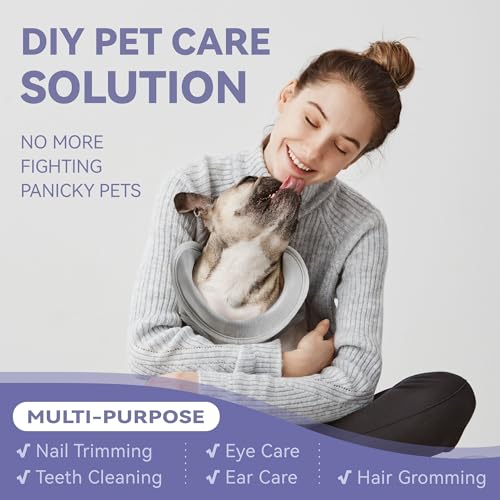 Loflaze Dog Grooming Hammock Harness for Dogs & Cats with Pet Nail Clipper Trimmer - Cat Hanger Sling for Trimming Clippin...
