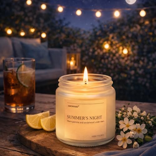 Scented Candles Gift Set, 8 Pack Soy Wax Candles for Home, Long Lasting Burn Floral Fresh Aromatherapy Scents for Women, B...