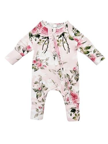 Bow Dream Bamboo Rayon Baby Pajamas Infant Sleepers Newborn Girl Boy Clothes Rompers Jumpsuit Outfit