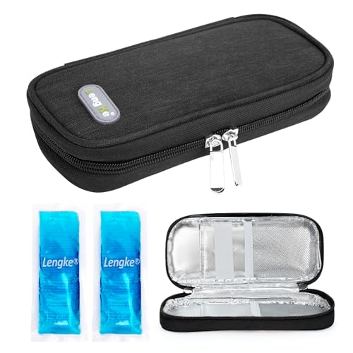 YOUSHARES Insulin Cooler Travel Case - Diabetic Case Insulated Organizer Portable Cooling Bag for Insulin Pen and Medicati...