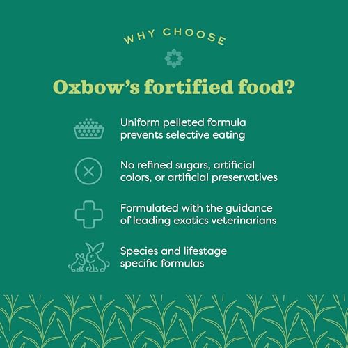 Oxbow Essentials Mouse & Young Rat Food, Pet Food for Rats & Mice, All-Natural Vitamin & Mineral Rich Formula, Veterinaria...