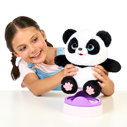 Little Live Pets My Baby Panda ChuChu Plush - Interactive Sounds, Feeding, Potty Dance - Ages 4+