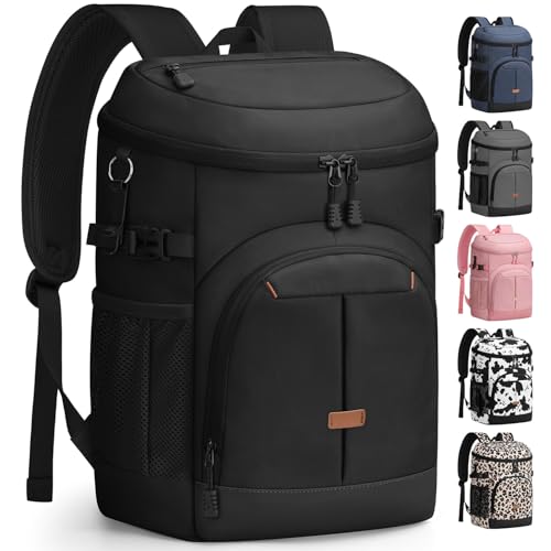 Pritent Cooler Backpack for Men Women Insulated Waterproof Backpack Cooler Leak Proof Cooler Bag Lightweight Lunch Backpac...