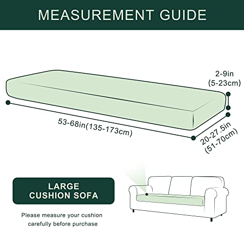CHUN YI Large Couch Cushion Cover Stretch for 3 Set Sofa, Sofa Seat Slipcovers for Pets, Suitable for Armchair Loveseat So...