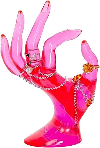 Maxsirui Hand Form Ring Holder Jewelry Display Organization Rack Bracelet Ring Watch Stand Support Aesthetic Y2k Room Deco...