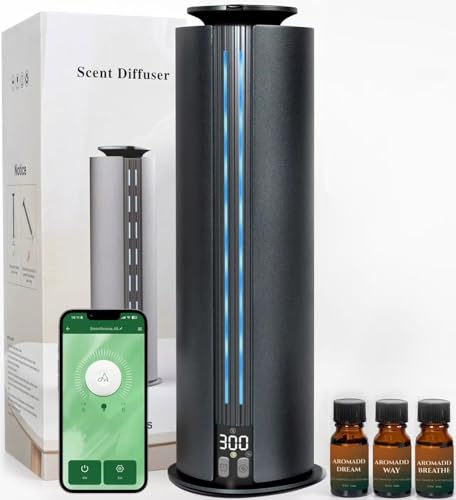 Aromadd 2026 Portable Waterless Diffuser, 1700 Sq Ft Hotel Collection Diffuser, 100ml Scent Air Machine for Home Cold Air ...