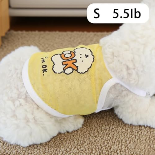 Ittokis 4 Pack Summer Pet Clothes Tank Top, Cooling Vest for Dogs for Hot Weather, Summer Dresses for Dogs and Cats Cool S...
