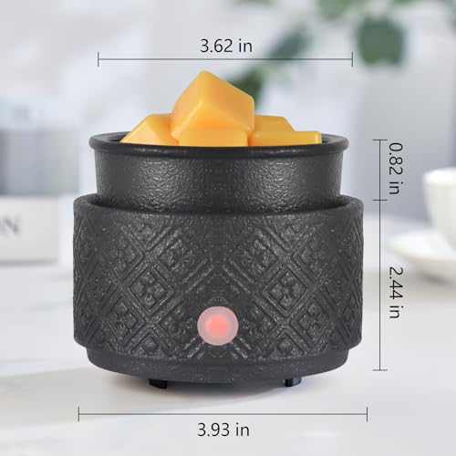 MOCOSA Wax Melt Warmer for Scented Wax,3-in-1Ceramic Wax Warmer Fragrances Candle Oils, Home Fragrance Burner,Electric Can...