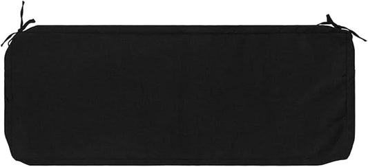 FUNHOME Outdoor Bench Cushion Cover 48 x18 x 3 inch,Water Resistant Cover with Zipper&Ties,Fade-Resistant Slipcover,Patio ...