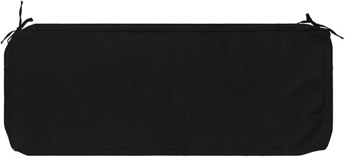 FUNHOME Outdoor Bench Cushion Cover 48 x18 x 3 inch,Water Resistant Cover with Zipper&Ties,Fade-Resistant Slipcover,Patio ...