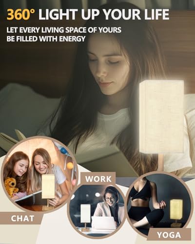 FARRIDE Light Therapy Lamp 10000 Lux Sun Lamp with 3 Color Temperatures, Adjustable Brightness, 4 Timer & Memory Function,...