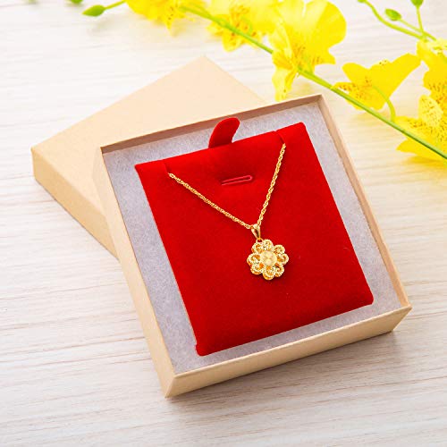 GEFTOL Jewelry Gift Boxes 96 Pack 3.5x3.5x1 Inch Cardboard Jewelry Boxes,Small Gift Boxes for Jewelry Earrings Necklaces H...