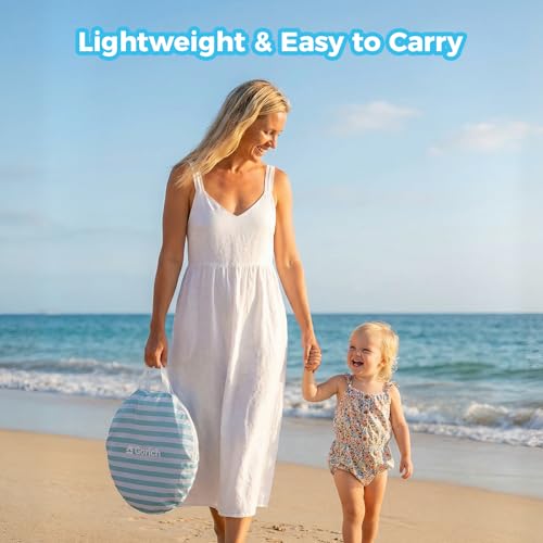 Gorich Pop Up Baby Beach Tent with UPF50+ UV Protection, Portable Toddler Sun Shelter with Mesh Ventilation, Lightweight &...