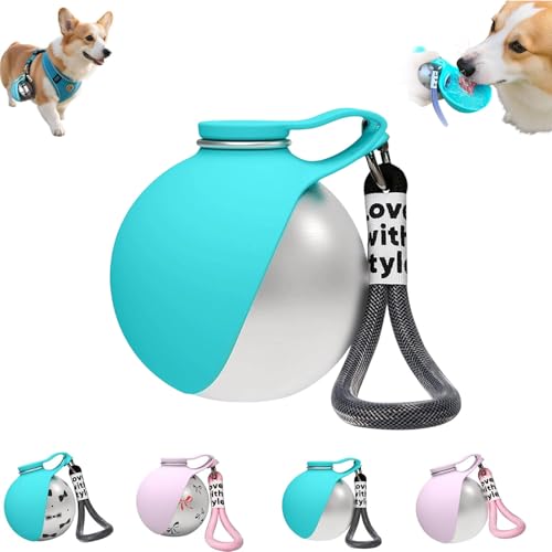 2026 NEW 2-in-1 Portable Dog Water Bottle for Small Dogs - Leak-Proof & Compact Dog Travel, Foldable Pet Water Bottle for ...