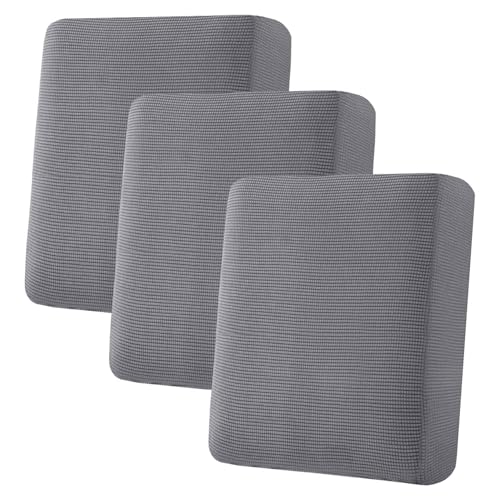 H.VERSAILTEX Super Stretch Individual Seat Cushion Covers Sofa Covers Couch Cushion Cover Slipcover Sets Thick Jacquard Te...