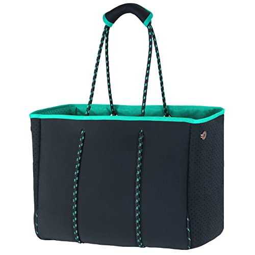 QOGiR Neoprene Multipurpose Beach Bag Tote with Inner Zipper Pocket … … … …