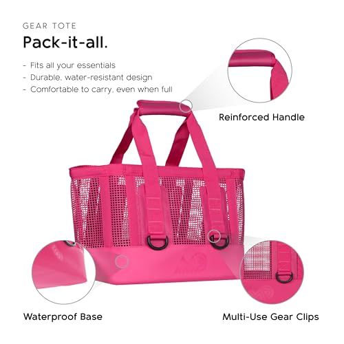 MISSION Boat Gear CASSI Heavy-Duty Outdoor Tote and Waterproof Marine-Grade Mesh Boat Bags