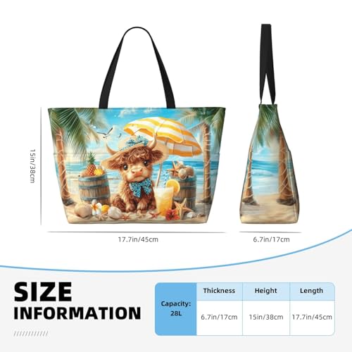 Wsotce Extra Large Beach Bags For Women, Waterproof Beach Totes Bags For Women, Lightweight Foldable Pool Bag With Zipper