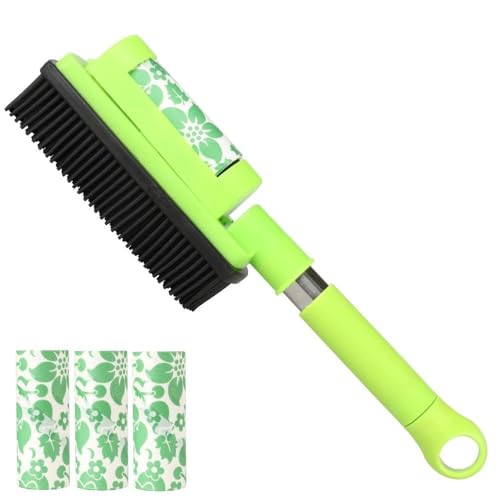 Godiyyer Rubber Pet Cat Dog Hair Removal Brush Lint & Hair Remover Brush,Silicone Lint and Debris Remover for Cleaning, Gr...