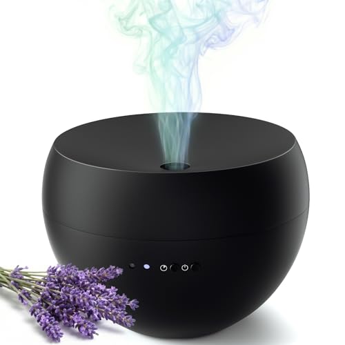 Essential Oil Diffuser, Small Ultrasonic Aromatherapy Diffuser with Auto-Off Function, Cool Mist Humidifier with 2 Modes, ...