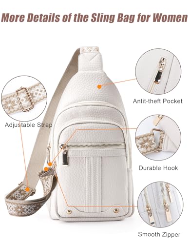 Mothers Day Gifts for Mom Crossbody Bags Anniversary Birthday Mom Gifts for Women Sling Bag Fanny Pack Chest Anti Theft Pu...