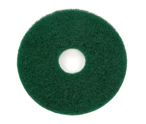 Oreck Commercial 437.056 Cleaning Orbiter Pad, 12" Diameter, For 550MC Orbiter Floor Machine, Green