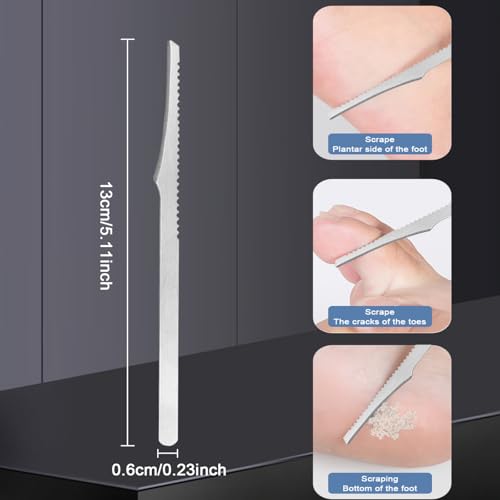 1 pc Pedicure Tools, Stainless Steel Foot Tools and spatulas to Meet The Pedicure Needs of Men and Women
