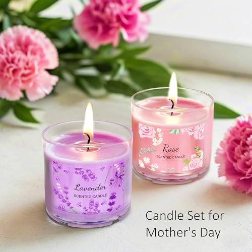 Scented Candles for Home, 12 Pack Candle Set for Women, Small Soy Candles Bulk, Mothers Day Gifts from Daughter - Mini Can...