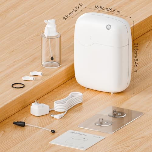Waterless Essential Oil Diffuser - 3000 Sq.Ft Coverage, 400ml Capacity Scent Diffuser Machine for Aromatherapy, App Contro...