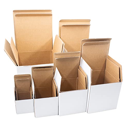 KeaJuidy 12pcs Prank Gift Box Nesting Gift Boxes Assorted Size Surprise Box Square Funny Gag Gift Nesting Cartons Great fo...