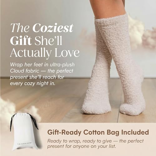 Unboxme Gifts Warm & Cozy Ultra-Luxe Cloud Sock, Easter Gift for Women & Men - Super Soft Luxurious Fabric Sleep Socks