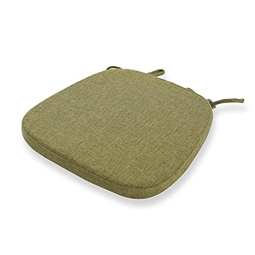 KGPLOME Chair Cushion with Ties for Dining Chairs - Memory Foam Non Slip Kitchen Chair Pad and Dining Seat Cushion with Ma...
