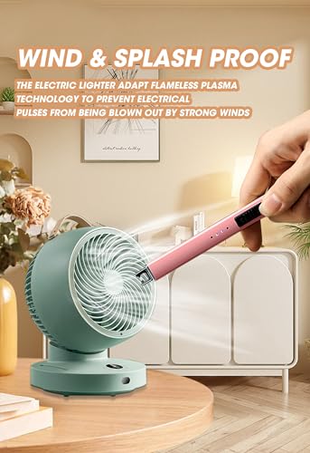 MEIRUBY Lighter Electric Candle Lighter, Birthday for Women Men Mom Wife Sister, Rechargeable USB Arc Lighters for Candle ...