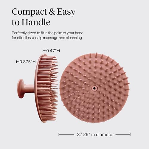 Kitsch Scalp Massager for Hair Care - Scalp Scrubber, Shampoo Brush & Exfoliator for Scalps- Hair Scrubber for Relaxing Ba...