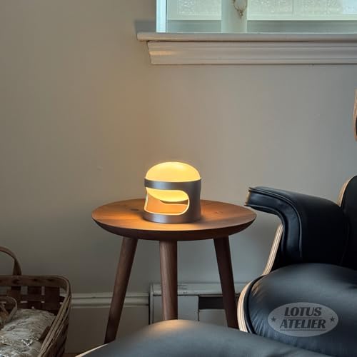 Lotus Atelier NeoGlow Mini Modern Lamp USB Rechargeable Multi Colors & Stackable | Aesthetic Room Decor & Table Lamp