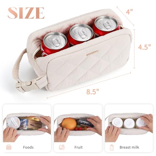 Small Cooler Bag Freezable Lunch Bag for Work School Travel,Small Lunch Bag,insulated snack bag,Mini Cooler,Lunch bag smal...