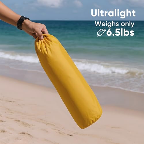 Sekey Portable Beach Chair, Lightweight Camping Chair with Carry Bag, Low Folding Beach Chair for Adults, Compact Ourdoor ...