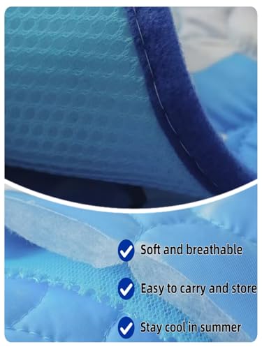 Neuqiho Dog Cooling Mat, 28x22in Pressure Activated Cooling Pad for Small Dogs & Cats, Durable Scratch-Resistant Pet Chill...