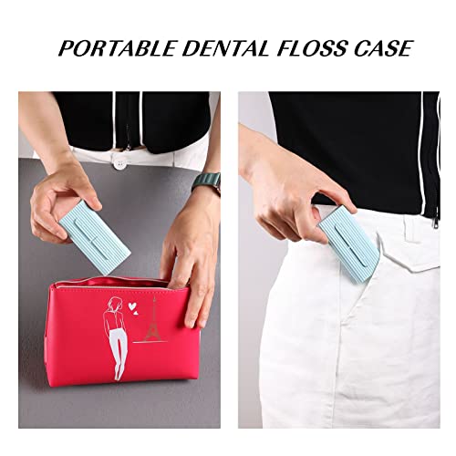 Dental Floss Portable Case, Storage 10 Picks Adult Floss in Box. The Best Tool for Cleaning Teeth and Oral Care. Portable ...