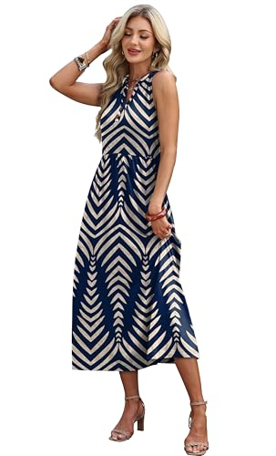 WIHOLL Women's Summer Dresses Maxi Dress Vacation Beach Sundresses 2026 with Pockets