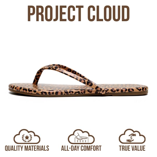 Project Cloud Flip Flops for Women Footwear- Lightweight and Memory Foam Insole Sandals for Women 2026 - Durable Non-Slip ...