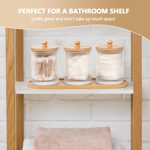eggs sound 3 Pack Qtip Holder - Bathroom Organizers and Storage, Cotton Round Holder Floss Pick Cotton Ball Holder Swab Di...
