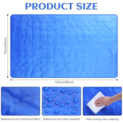 Drydiet Cooling Pad Mat for Sleep Cooling Mattress Pad Gel for Bed, Relieve Pain, Summer Hot Flashes, Adult, Pets, No Wate...