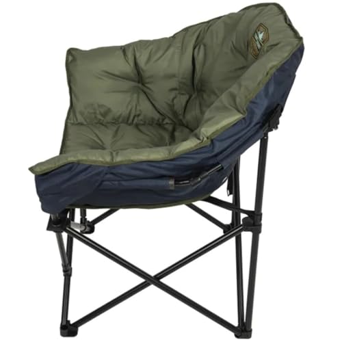 Tommy Bahama Destination Relaxation Extra Large Oversized Camping Club Chair with Extra-Thick Cushions (Camo-Green)