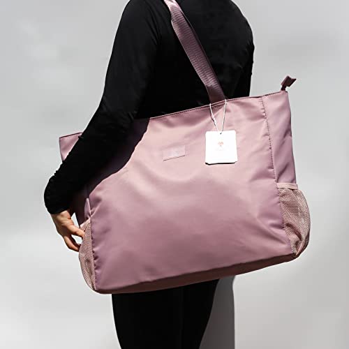 ESVAN Large Lightweight Water Resistant Beach Bag 20 Inch Womens Oversized Tote Bag for Gym, Beach, Travel, Pool, Yoga, Nurse