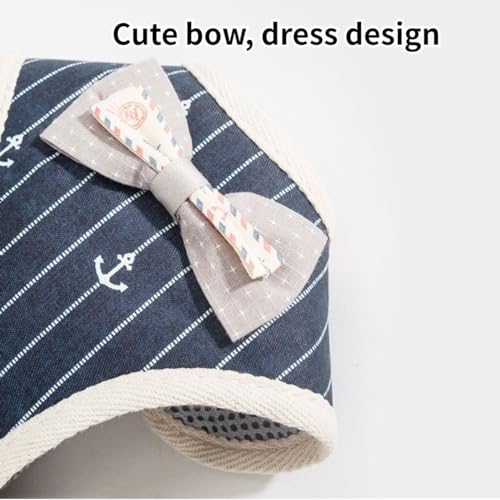 Pet Harness,Rabbit Harness and Leash Set, Cute Mesh Breathable Pet Vest Outdoor Camping Hiking Training, Bunny Jacket for ...