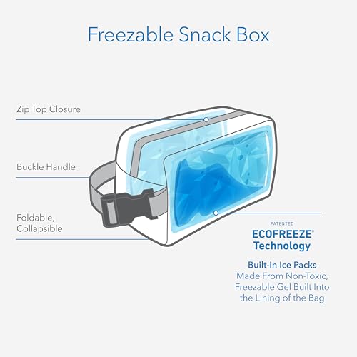 Packit, Snack Box Freezable Triangle Stripes