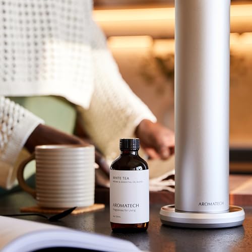 AromaTech White Tea Aroma Essential Oil Blend: Luxury Hotel Inspired Aromatherapy with White Tea, Orange & Palo Santo for ...