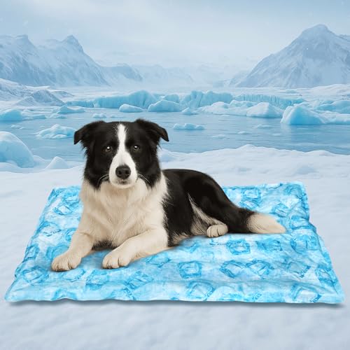 Cooling Pad for Large Dog,Instant Pet Cool Mat,Comfortable Cool Pet Mat for Cat.Portable Dog Bed for Summer. Suitable for ...